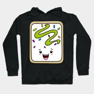 Cute Kawaii Toaster Pastry - Green Hoodie